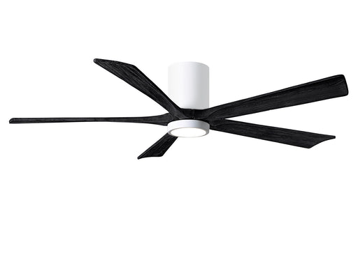 Matthews Fan Company - IR5HLK-WH-BK-60 - 60``Ceiling Fan - Irene - Gloss White