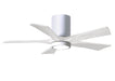 Matthews Fan Company - IR5HLK-WH-MWH-42 - 42``Ceiling Fan - Irene - Gloss White