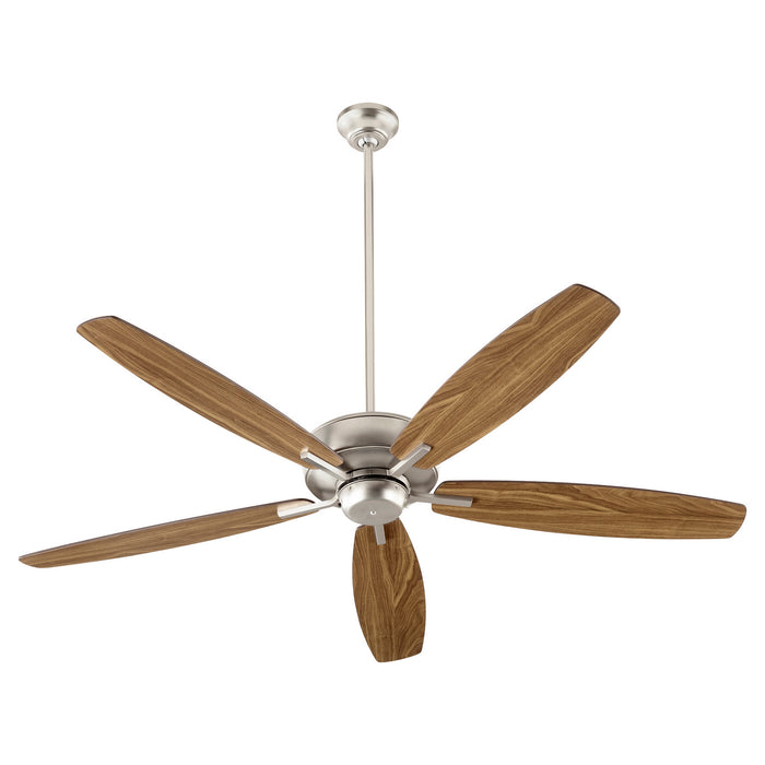 60``Ceiling Fan from the Breeze 60`` collection in Satin Nickel finish