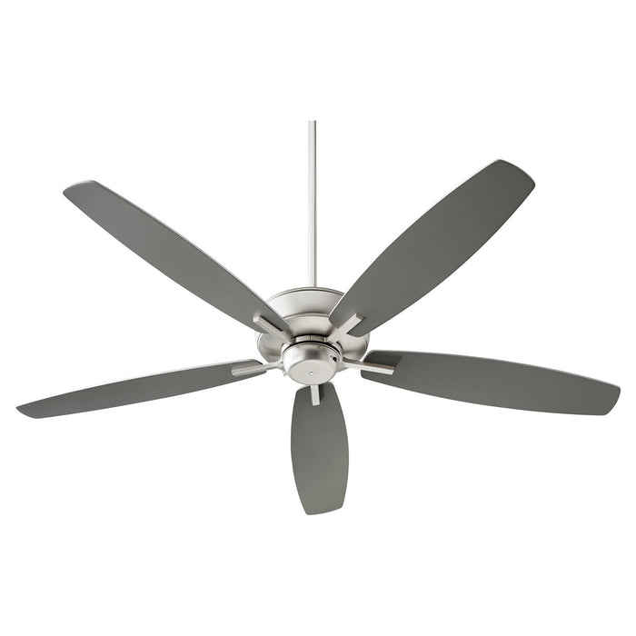 Quorum - 7060-65 - 60``Ceiling Fan - Breeze 60`` - Satin Nickel