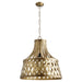 Quorum - 82-75 - One Light Pendant - Artisan`s Brass