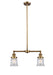 Innovations - 209-BB-G182S-LED - LED Island Pendant - Franklin Restoration - Brushed Brass