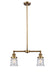 Innovations - 209-BB-G184S-LED - LED Island Pendant - Franklin Restoration - Brushed Brass