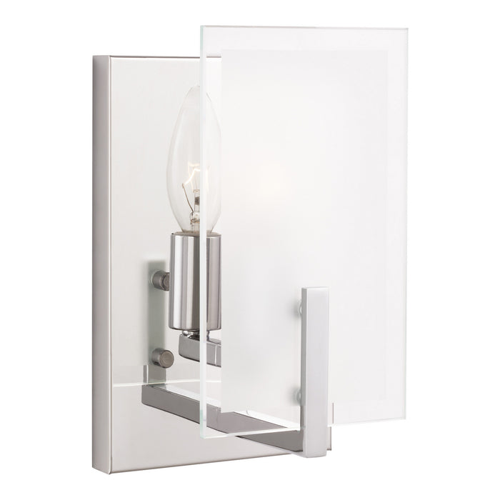 One Light Wall / Bath Sconce from the Syll collection in Chrome finish