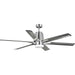 Progress Lighting - P250026-009-30 - 60``Ceiling Fan - Arlo - Brushed Nickel