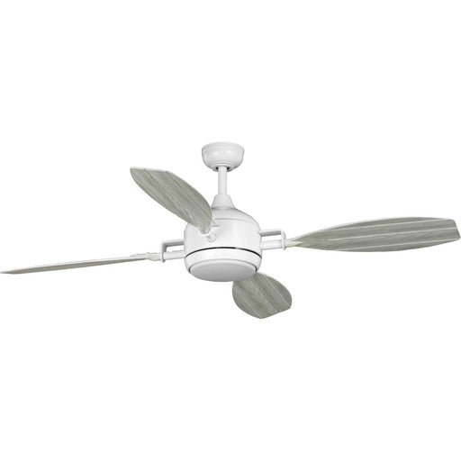 Progress Lighting - P250040-028-30 - 56``Ceiling Fan - Rudder - Satin White