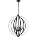 Progress Lighting - P3889-31 - Six Light Pendant - Equinox - Black