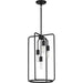 Progress Lighting - P500224-031 - Four Light Pendant - Bonn - Black