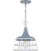 Progress Lighting - P500236-164 - One Light Pendant - Bastille - Coastal Blue