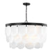 Generation Lighting - 5202508-112 - Eight Light Pendant - Mellita - Midnight Black