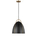 Generation Lighting - 6551701-848 - One Light Pendant - Norman - Satin Brass