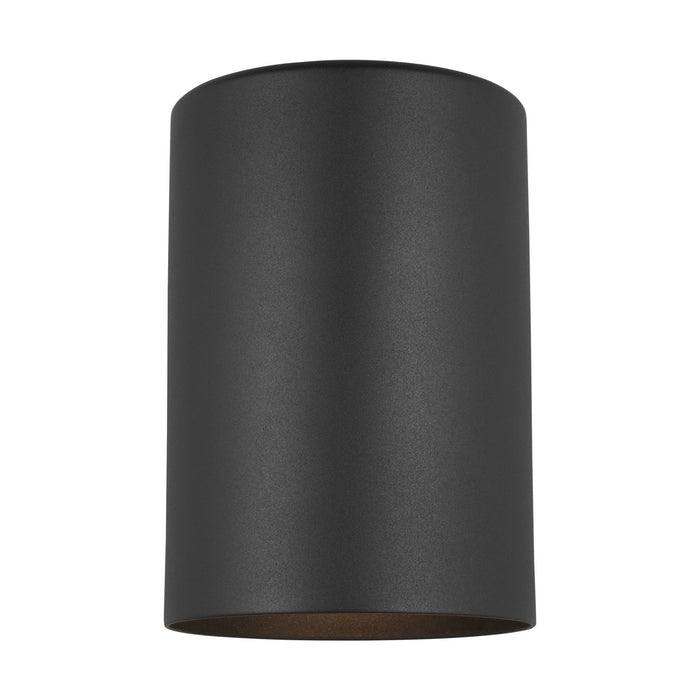 Generation Lighting - 8313801-12 - One Light Outdoor Wall Lantern - Outdoor Cylinders - Black