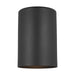 Generation Lighting - 8313801-12 - One Light Outdoor Wall Lantern - Outdoor Cylinders - Black