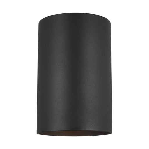 Generation Lighting - 8313901-12 - One Light Outdoor Wall Lantern - Outdoor Cylinders - Black