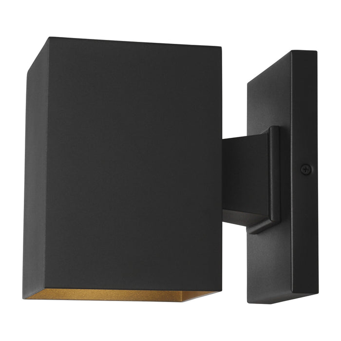 One Light Outdoor Wall Lantern from the Pohl collection in Black finish