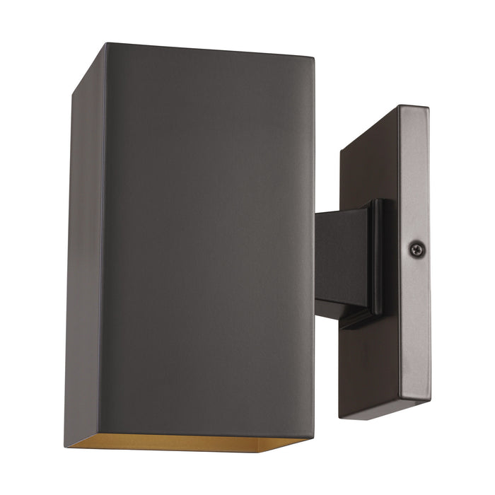 One Light Outdoor Wall Lantern from the Pohl collection in Bronze finish