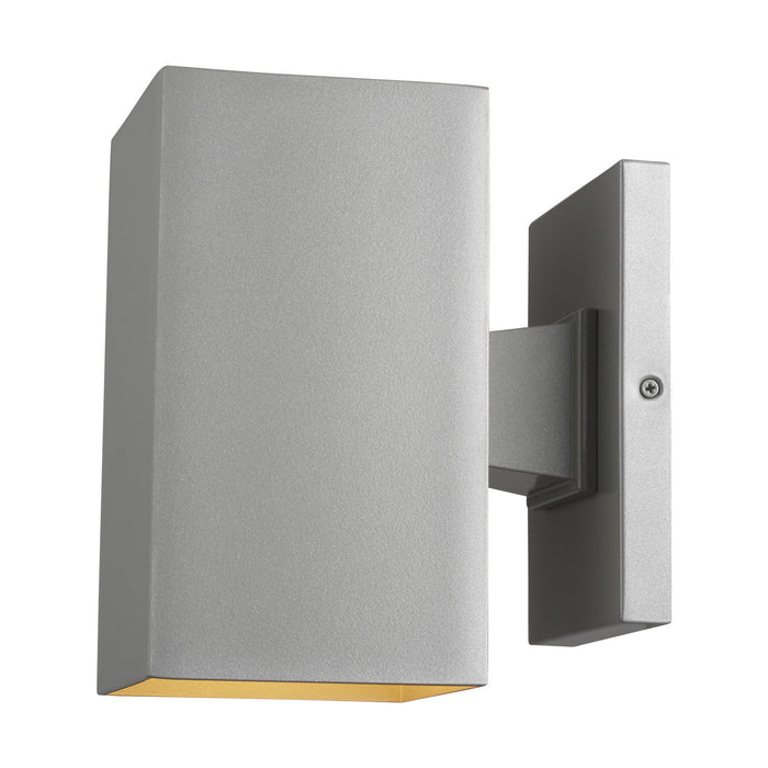One Light Outdoor Wall Lantern from the Pohl collection in Painted Brushed Nickel finish