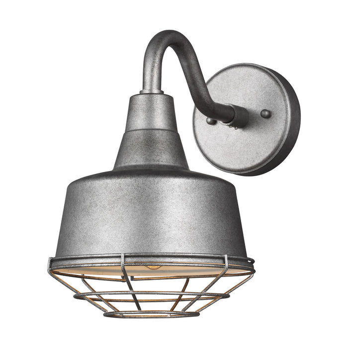 Cage from the Barn Light collection in Weathered Pewter finish
