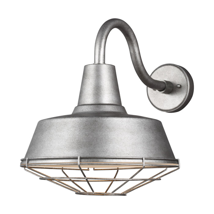 Cage from the Barn Light collection in Weathered Pewter finish