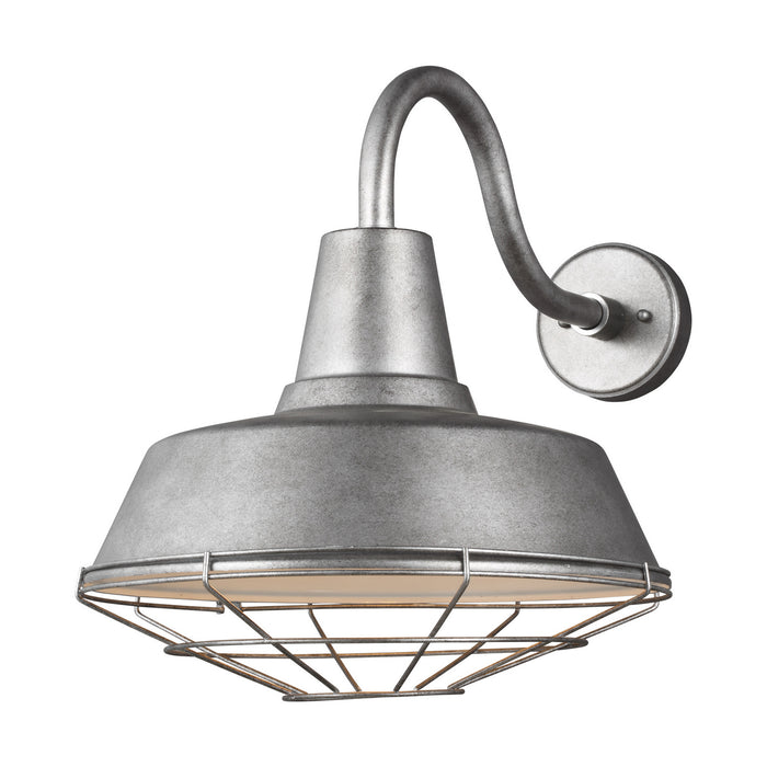 Cage from the Barn Light collection in Weathered Pewter finish