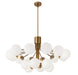 Dainolite Ltd - AMA-3618C-AGB - 18 Light Chandelier - Amanda - Aged Brass