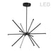 Dainolite Ltd - ARY-2032LEDC-MB - LED Pendant - Array - Matte Black