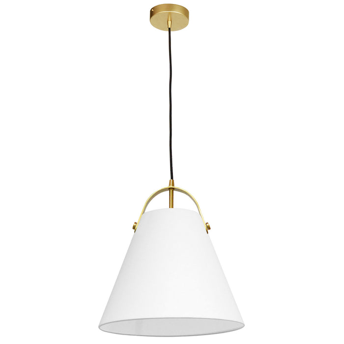 Dainolite Ltd - EMP-111P-790-AGB - One Light Pendant - Emperor - Aged Brass