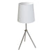 Dainolite Ltd - OD3T-S-790-SC - One Light Table Lamp - Oversized Drum - Satin Chrome