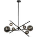 Dainolite Ltd - PAM-276HP-MB - Six Light Pendant - Pamela - Matte Black