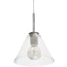 Dainolite Ltd - RSW-91P-SC-CLR - One Light Pendant - Roswell - Satin Chrome