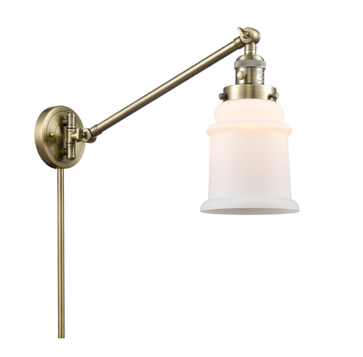 Innovations - 237-AB-G181 - One Light Swing Arm Lamp - Franklin Restoration - Antique Brass