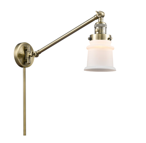 Innovations - 237-AB-G181S - One Light Swing Arm Lamp - Franklin Restoration - Antique Brass