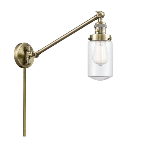 Innovations - 237-AB-G312 - One Light Swing Arm Lamp - Franklin Restoration - Antique Brass