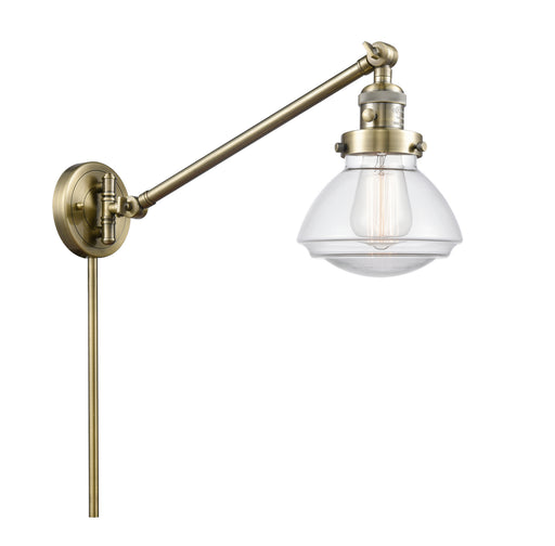Innovations - 237-AB-G322 - One Light Swing Arm Lamp - Franklin Restoration - Antique Brass