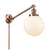 Innovations - 237-AC-G201-8 - One Light Swing Arm Lamp - Franklin Restoration - Antique Copper