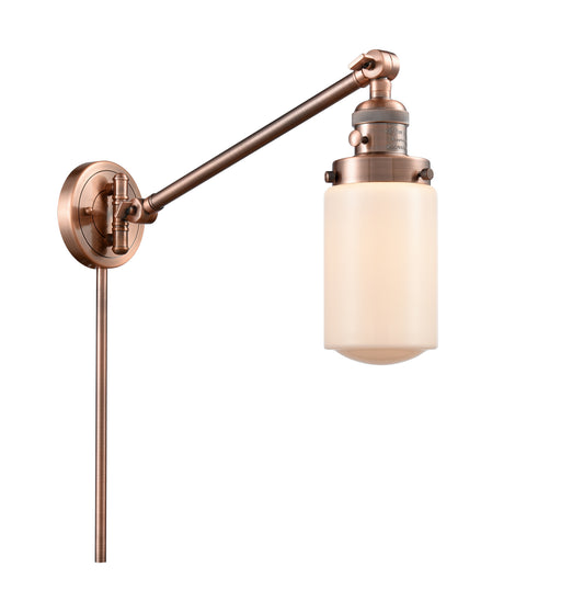 Innovations - 237-AC-G311 - One Light Swing Arm Lamp - Franklin Restoration - Antique Copper
