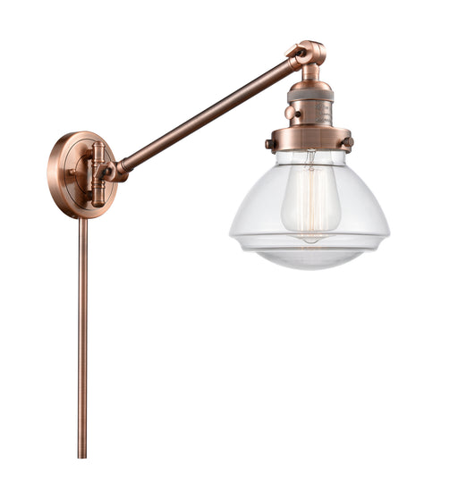 Innovations - 237-AC-G322 - One Light Swing Arm Lamp - Franklin Restoration - Antique Copper