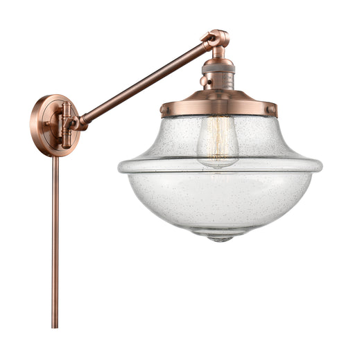 Innovations - 237-AC-G544 - One Light Swing Arm Lamp - Franklin Restoration - Antique Copper