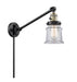 Innovations - 237-BAB-G182S - One Light Swing Arm Lamp - Franklin Restoration - Black Antique Brass
