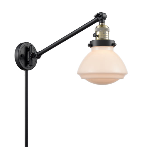 Innovations - 237-BAB-G321 - One Light Swing Arm Lamp - Franklin Restoration - Black Antique Brass