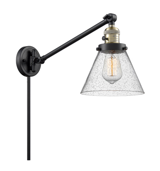 Innovations - 237-BAB-G44 - One Light Swing Arm Lamp - Franklin Restoration - Black Antique Brass