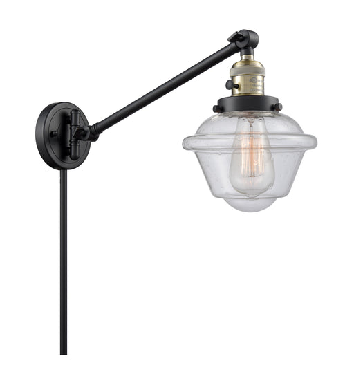Innovations - 237-BAB-G534 - One Light Swing Arm Lamp - Franklin Restoration - Black Antique Brass