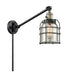 Innovations - 237-BAB-G58-CE - One Light Swing Arm Lamp - Franklin Restoration - Black Antique Brass
