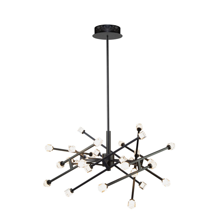 Artcraft - AC6642BK - 30 Light Pendant - Batton - Black