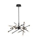 Artcraft - AC6642BK - 30 Light Pendant - Batton - Black