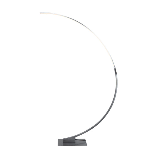 Artcraft - AC7593BG - One Light Floor Lamp - Cortina - Brushed Grey
