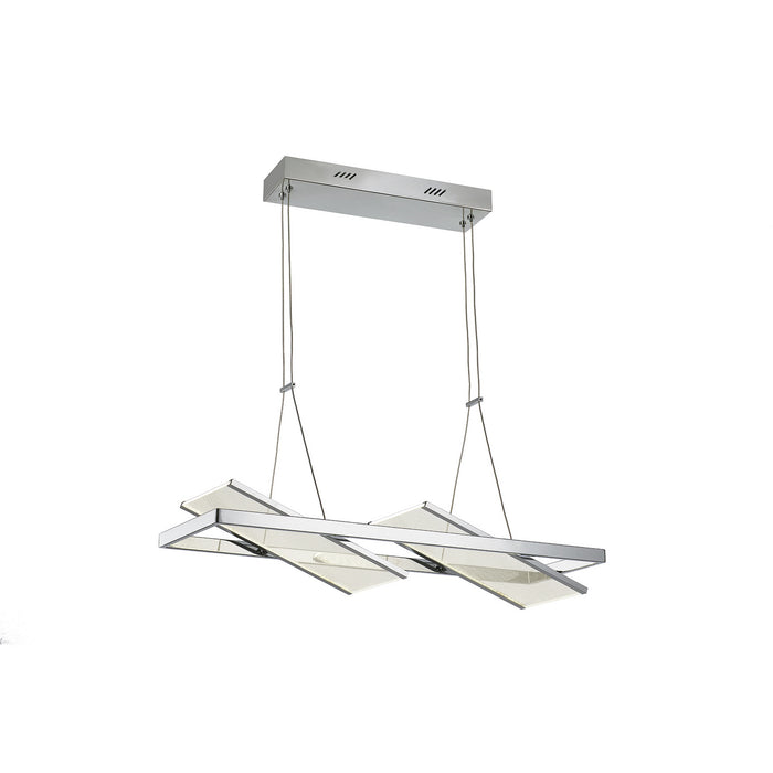 Artcraft - AC7612CH - LED Island Pendant - Palo Alto - Chrome