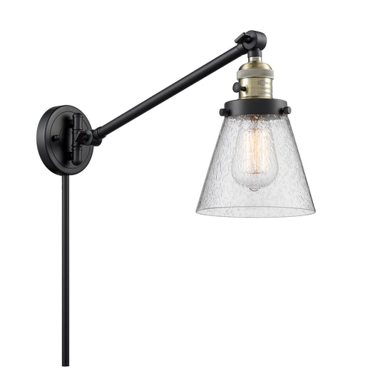 Innovations - 237-BAB-G64 - One Light Swing Arm Lamp - Franklin Restoration - Black Antique Brass
