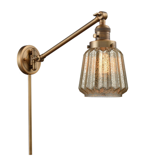Innovations - 237-BB-G146 - One Light Swing Arm Lamp - Franklin Restoration - Brushed Brass