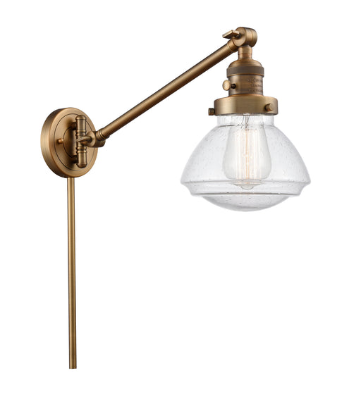 Innovations - 237-BB-G324 - One Light Swing Arm Lamp - Franklin Restoration - Brushed Brass